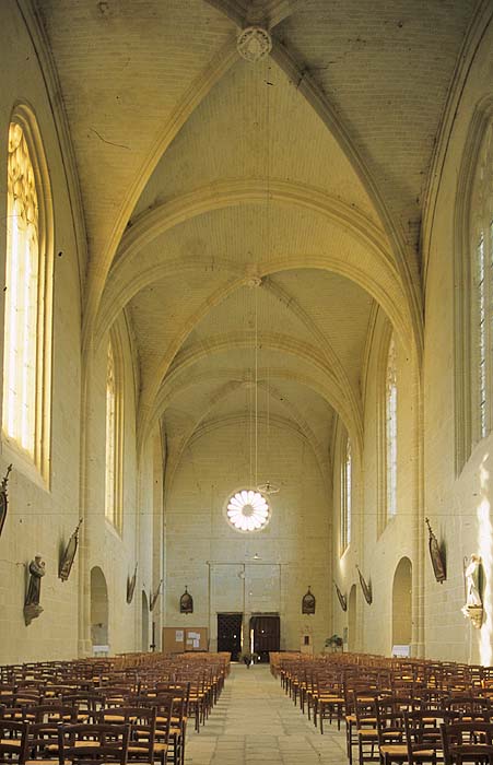 Interior, from east