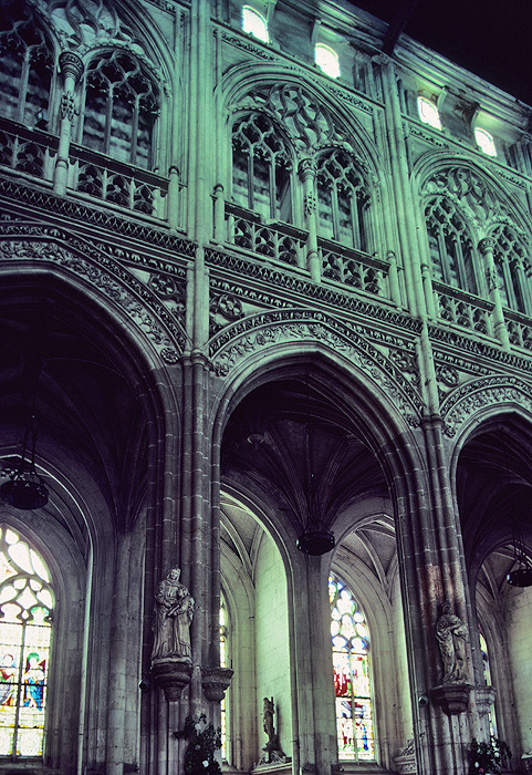 Interior, north wall