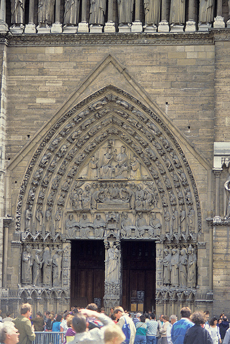 Exterior, north door