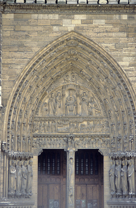 Exterior, south door