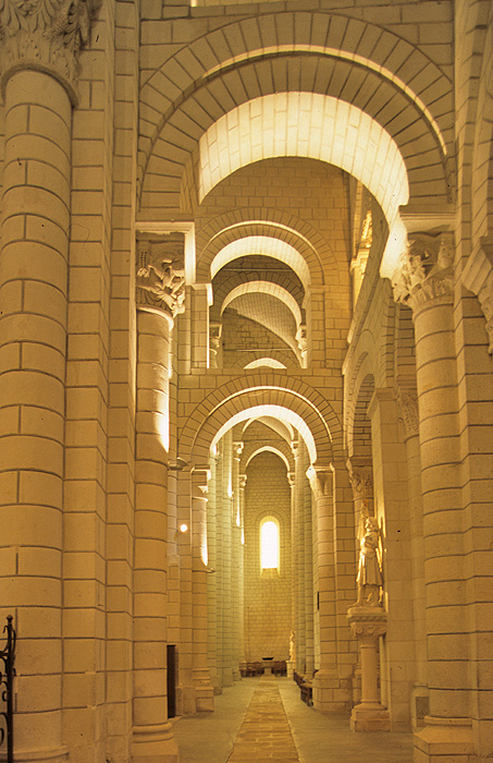 Interior, north aisle, from east