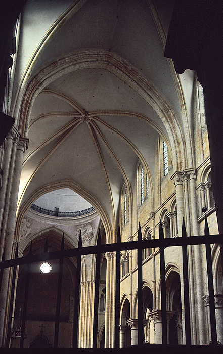 Interior, choir vaults, from east