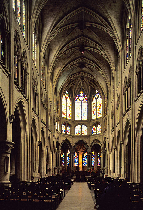 Interior, from west