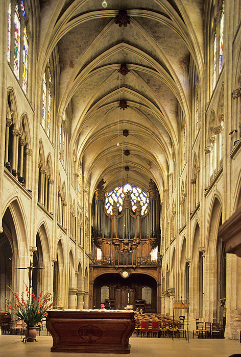 Interior, from east