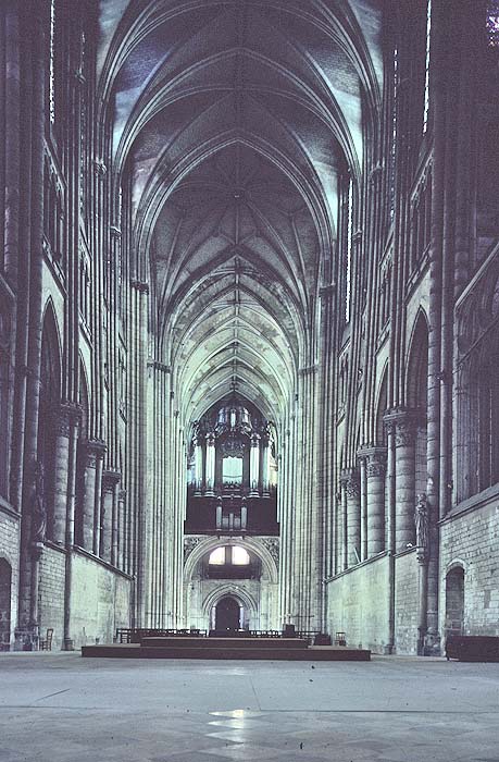 Interior, from east