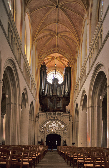 Interior, nave from east