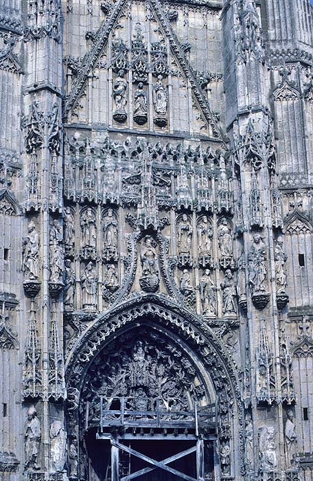 Exterior, detail of facade