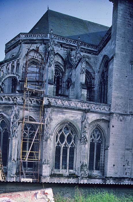 Exterior, apse