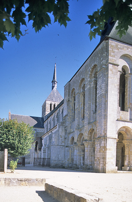 Exterior, north flank, from west