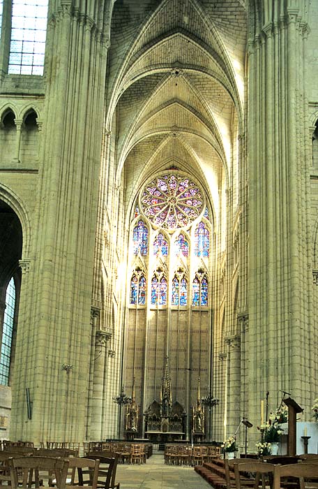 Interior, north transept