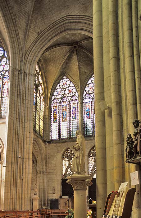 Interior, north transept