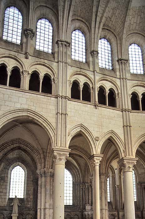 Interior, choir, north wall