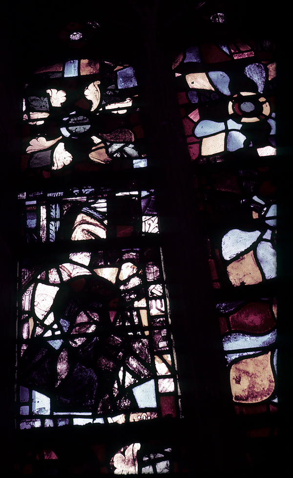 Transept, south, rose, lancet detail