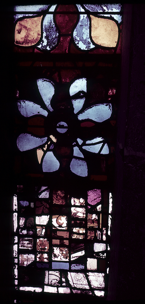 Transept, south, rose, lancet detail