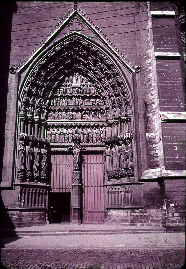 Exterior, south, portal