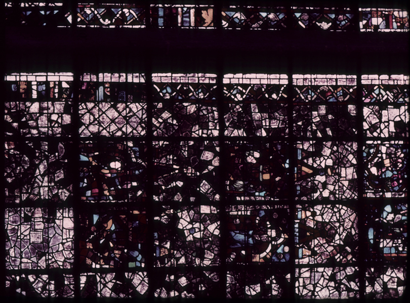 Transept, north, north wall, detail, lower