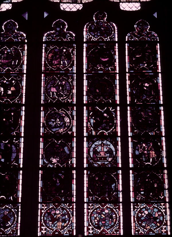 Nave, south wall, detail