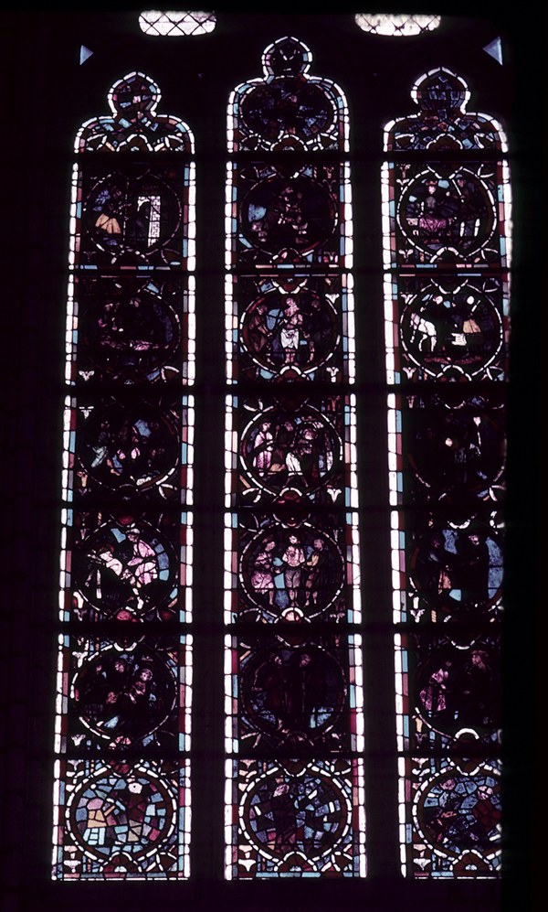Nave, south wall, detail