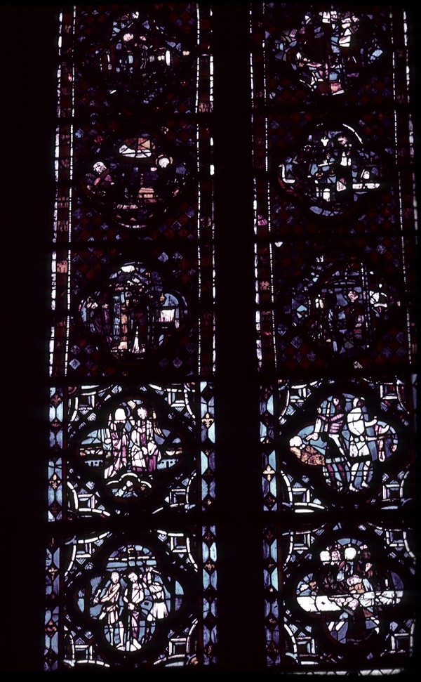 Choir, south wall, detail