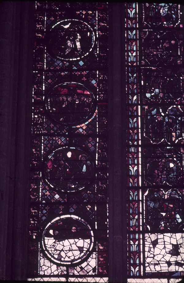 Choir, north wall, detail