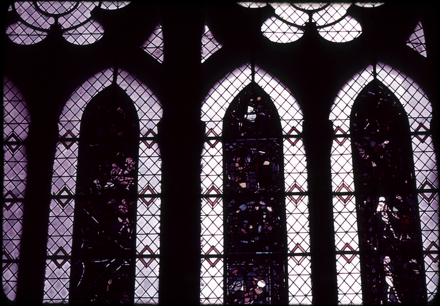 Choir, north wall, detail