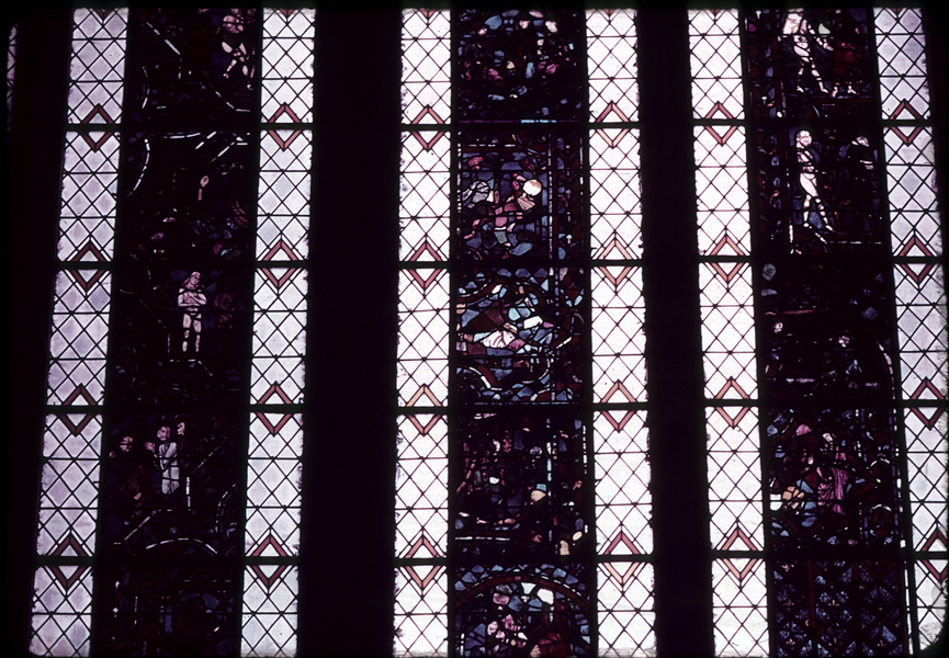 Choir, north wall, detail