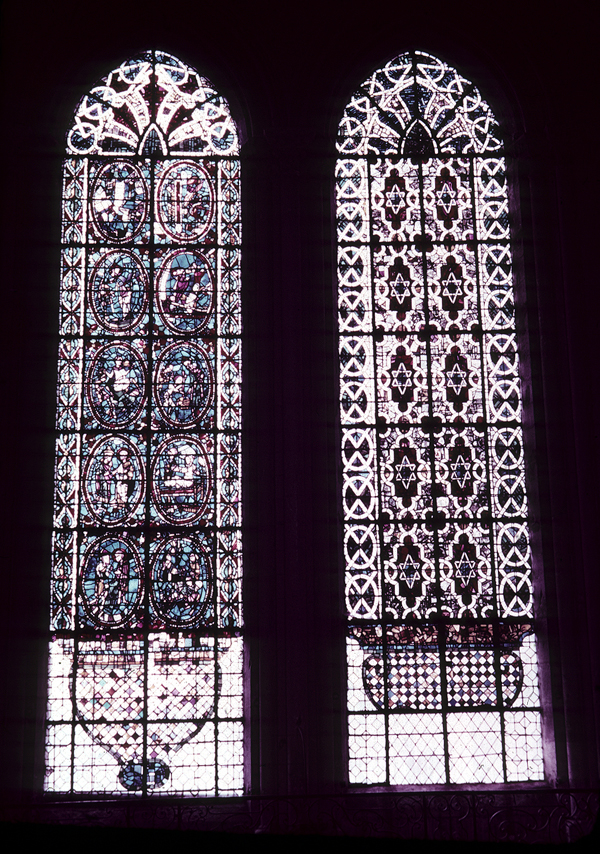 Transept, south, west wall