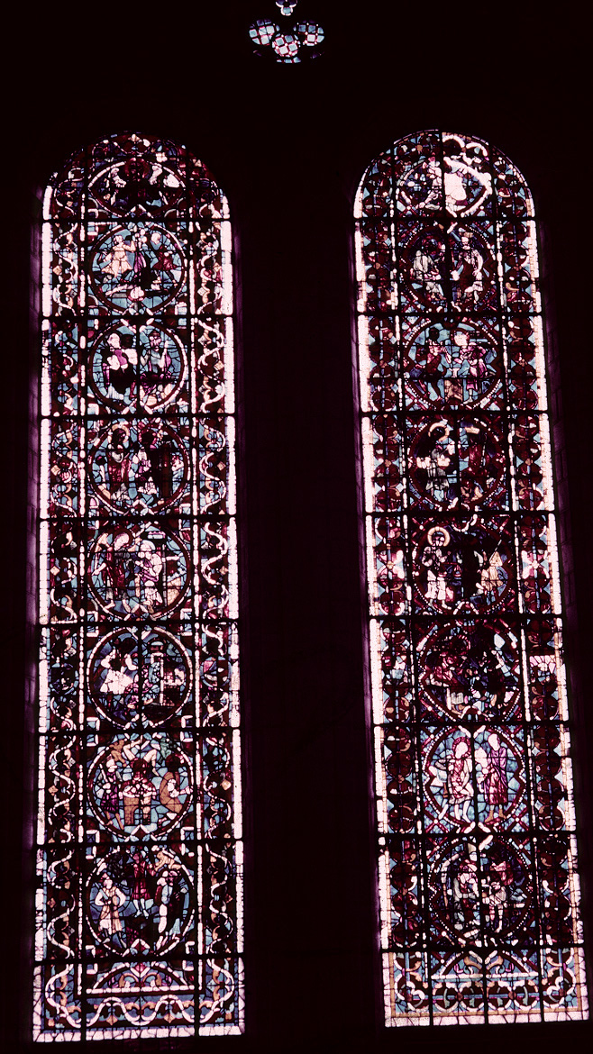 Choir, north wall