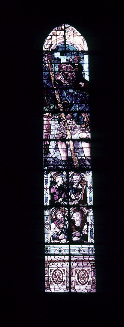 Choir, north wall