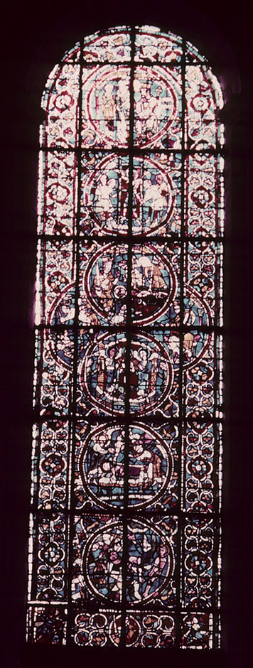 Nave, north wall, third bay