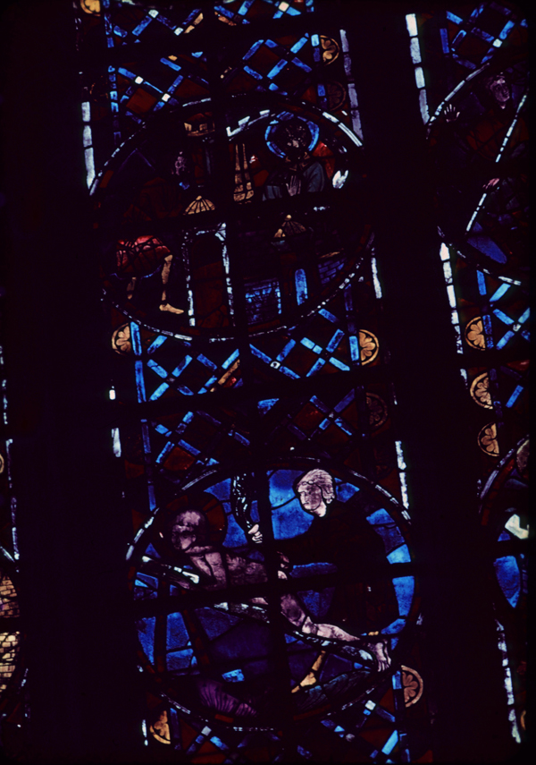 Nave, north wall, first bay, detail