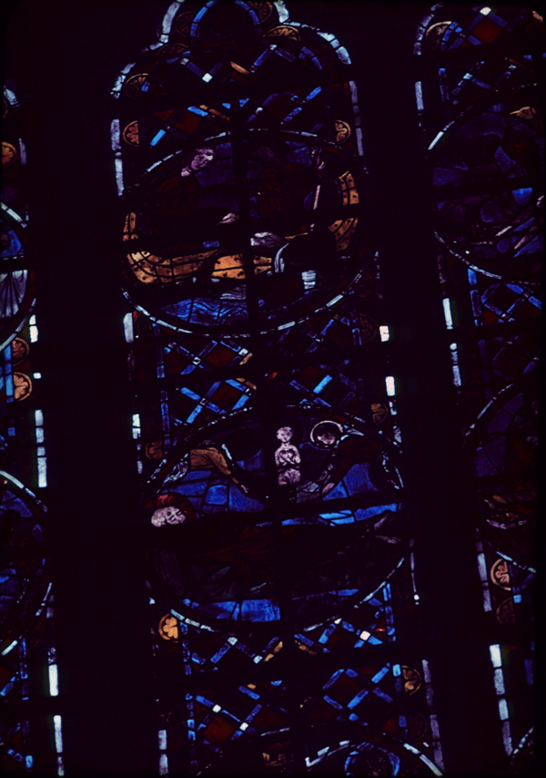 Nave, north wall, second bay, detail