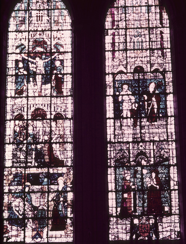 Transept, north, east wall