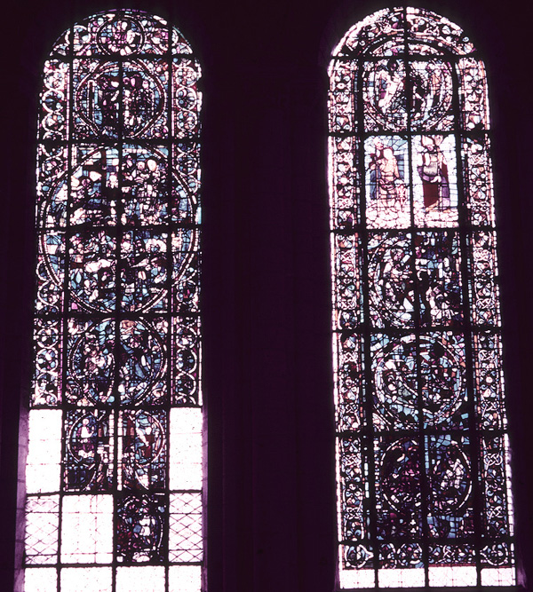 Nave, south wall, second bay