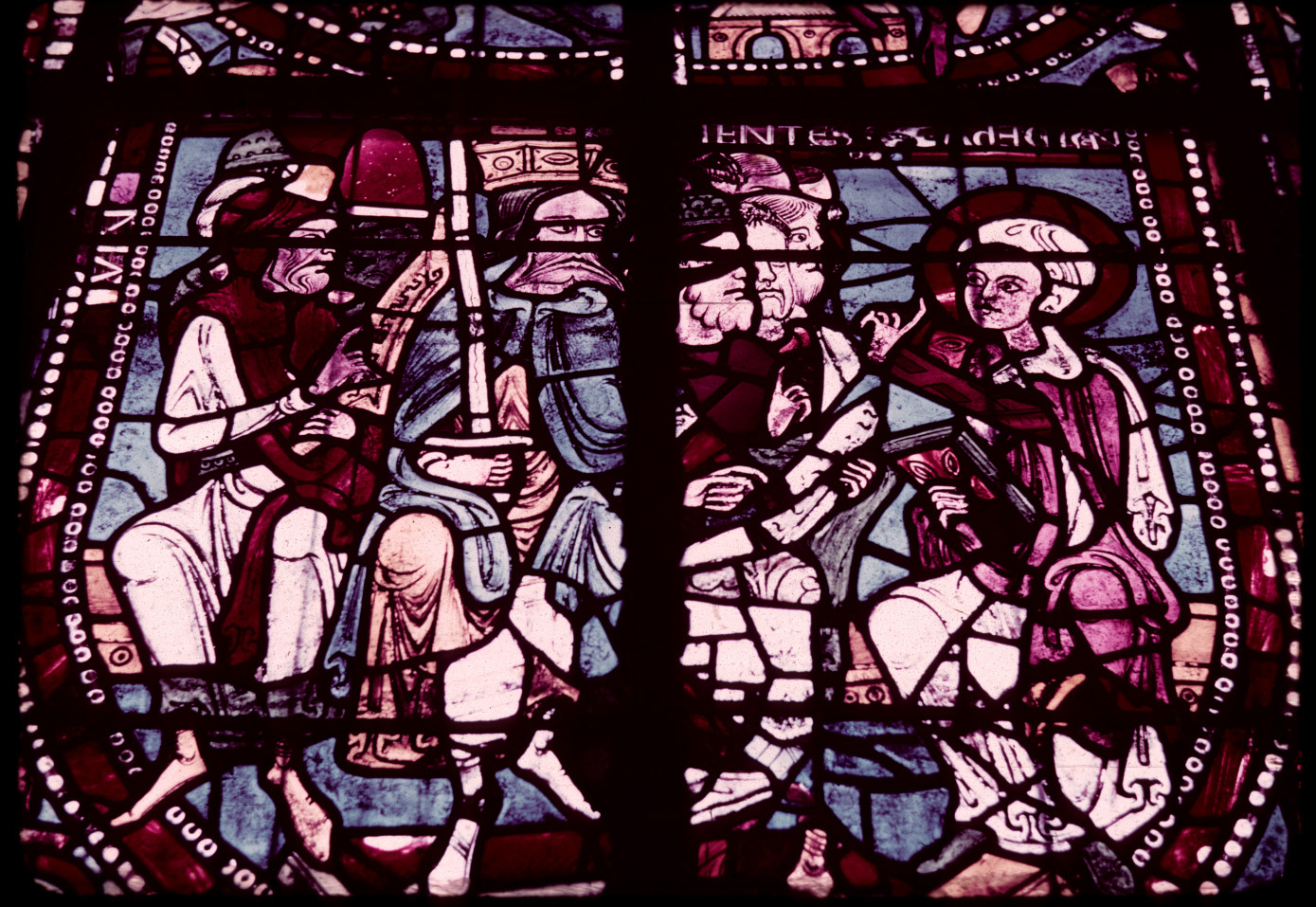Nave, north wall, second bay, detail