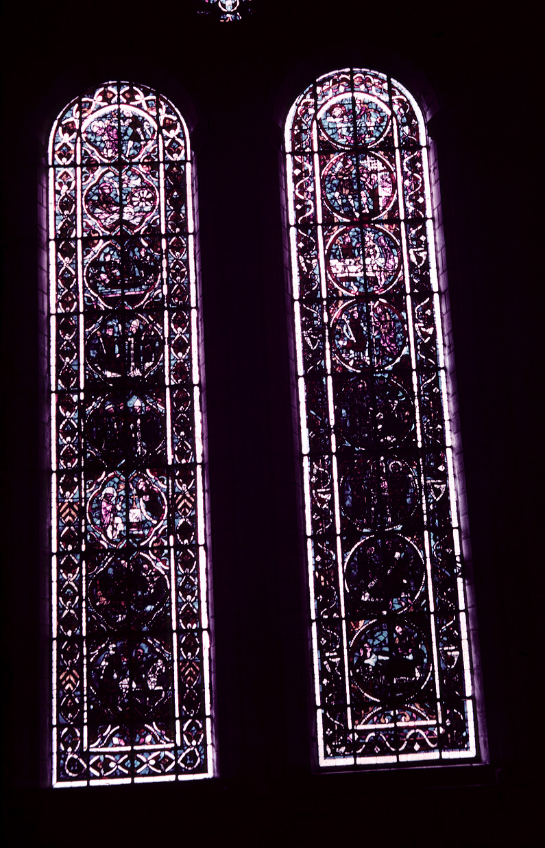 Choir, south wall
