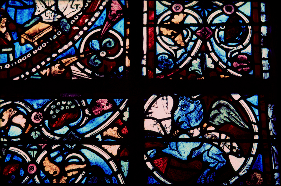 Nave, north wall, second bay, detail