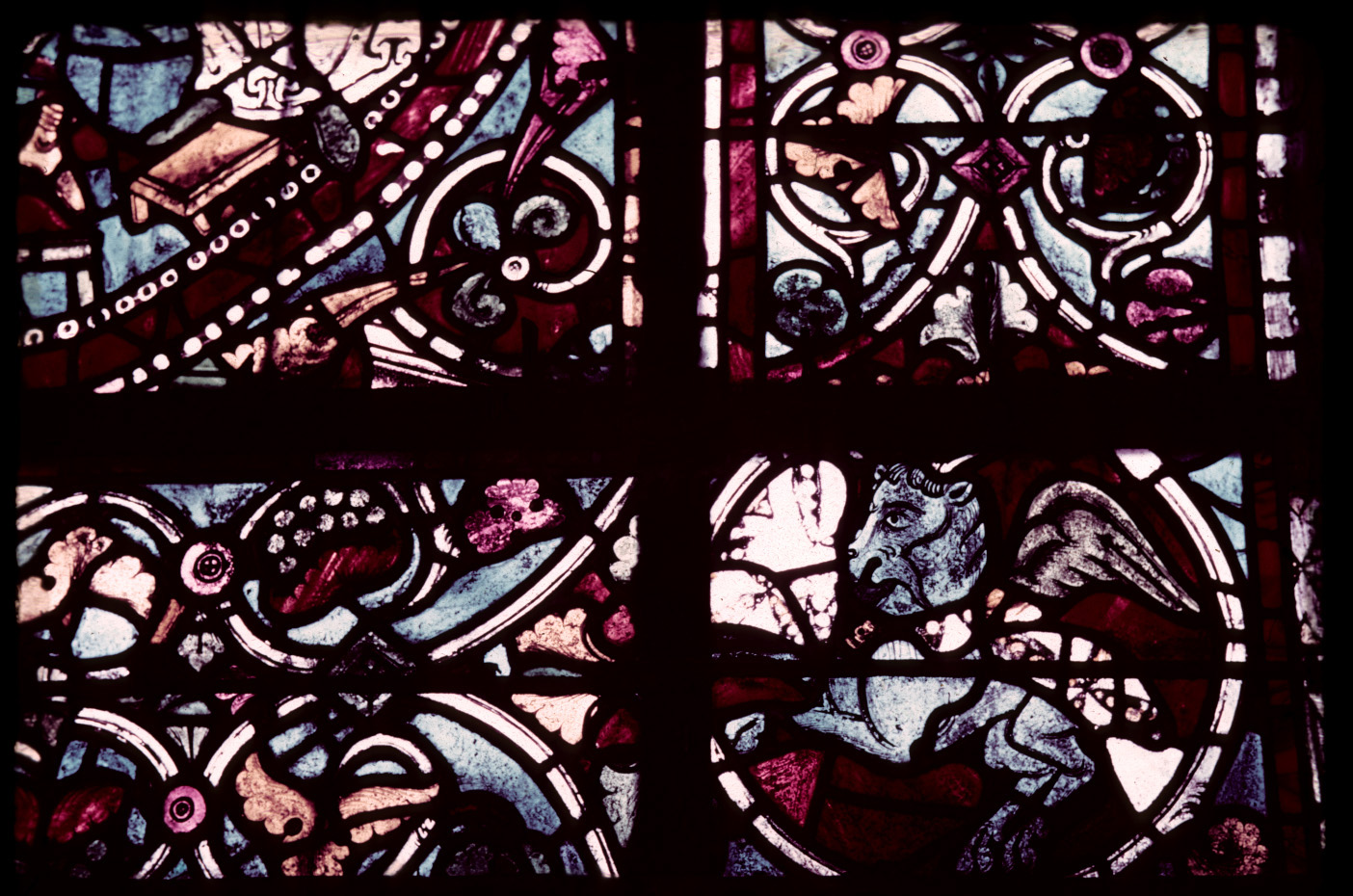 Nave, north wall, second bay, detail