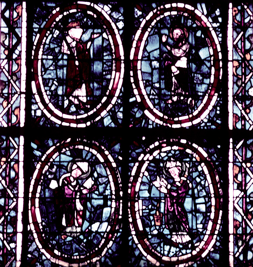 Transept, south, east wall, detail