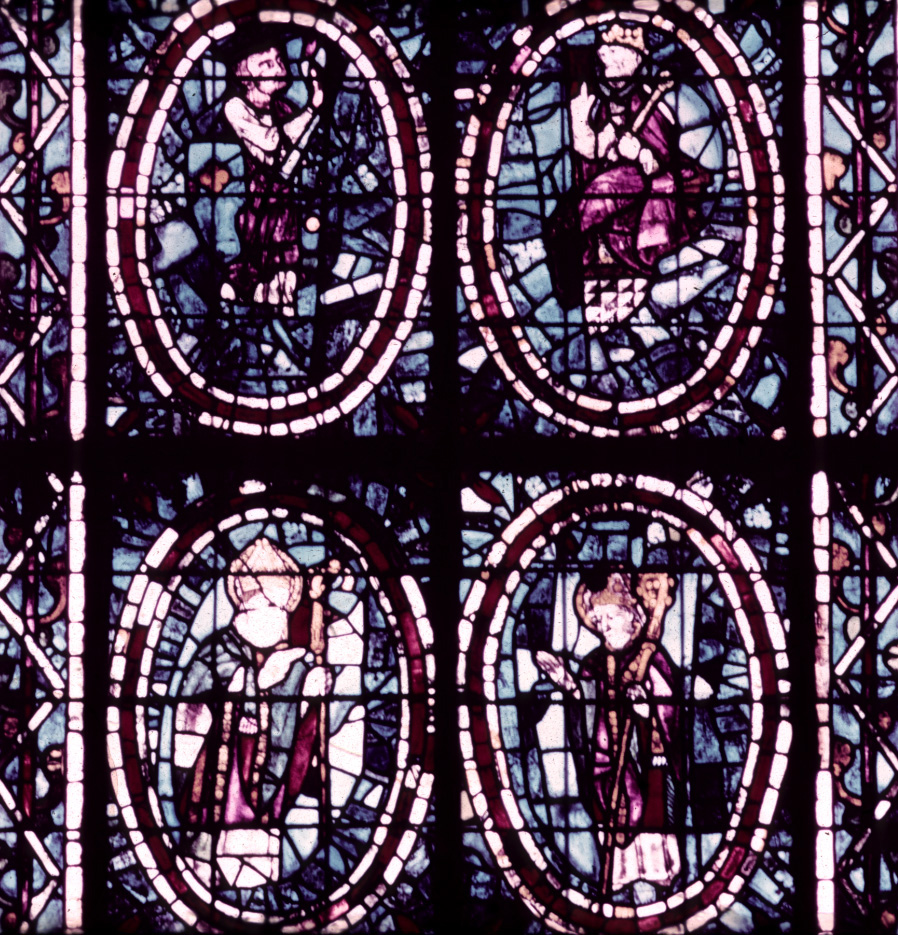 Transept, south, east wall, detail