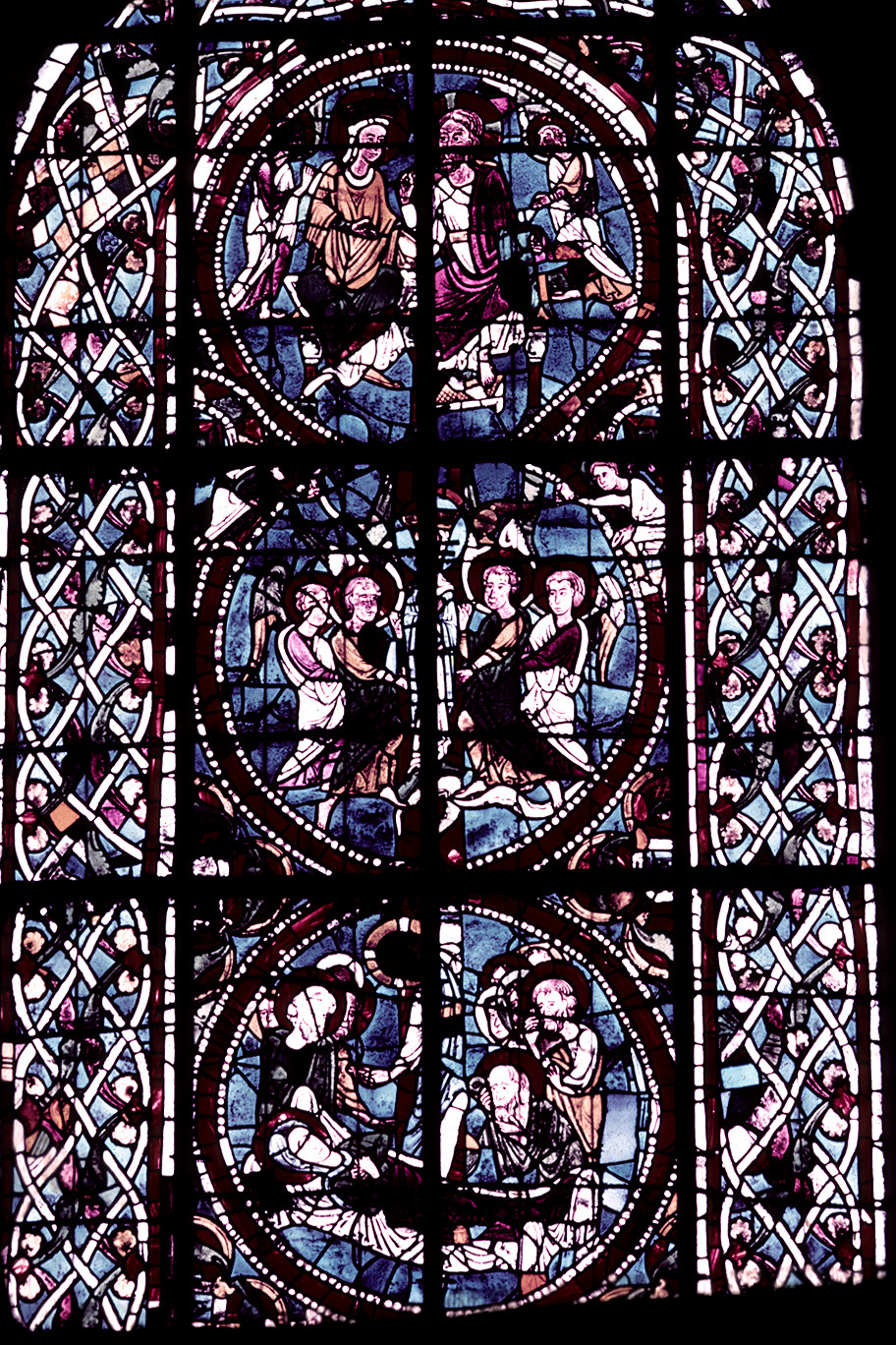 Nave, north wall, second bay, detail