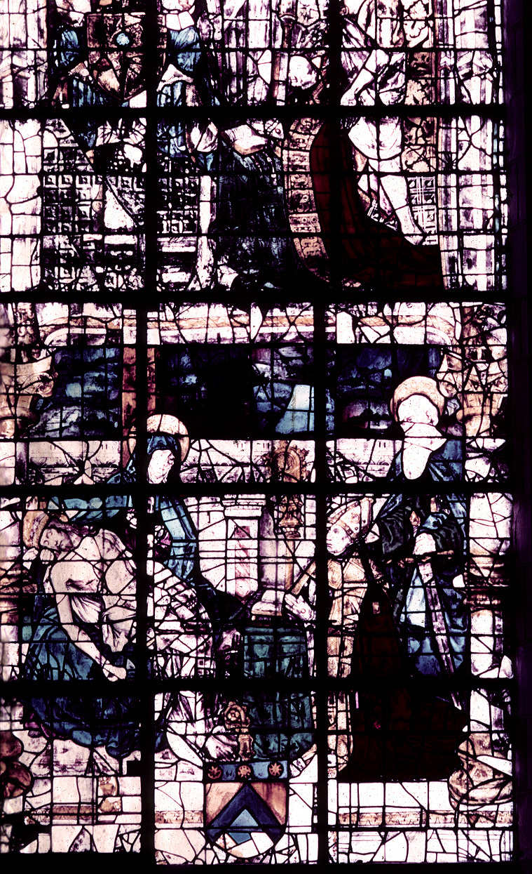Transept, north, east wall, detail