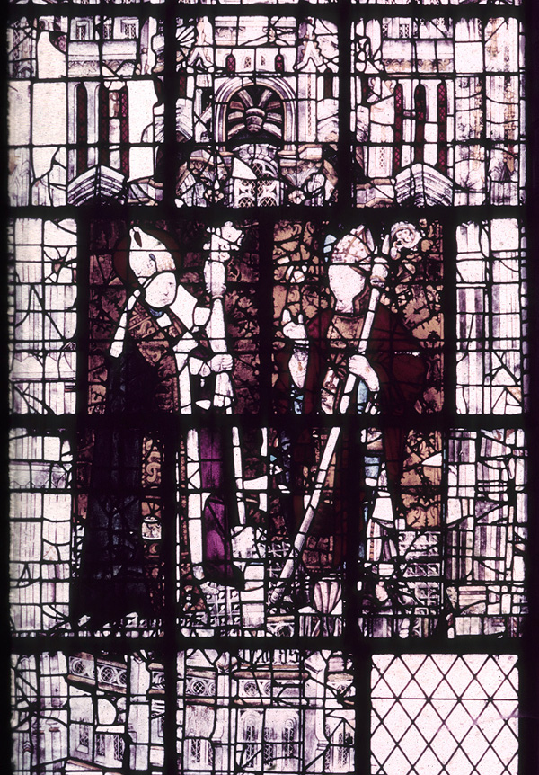 Transept, north, west wall, detail