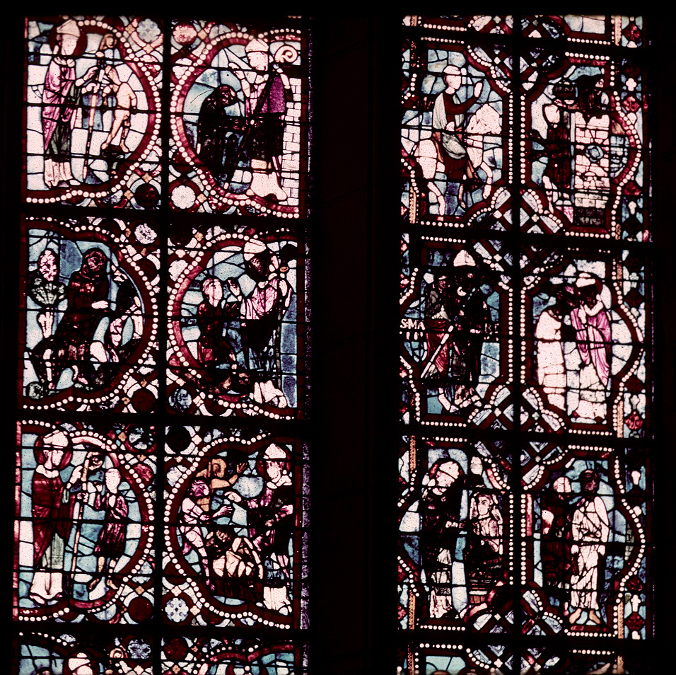 Choir, east end, detail