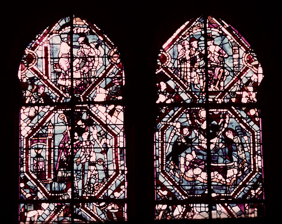 Choir, east end, detail