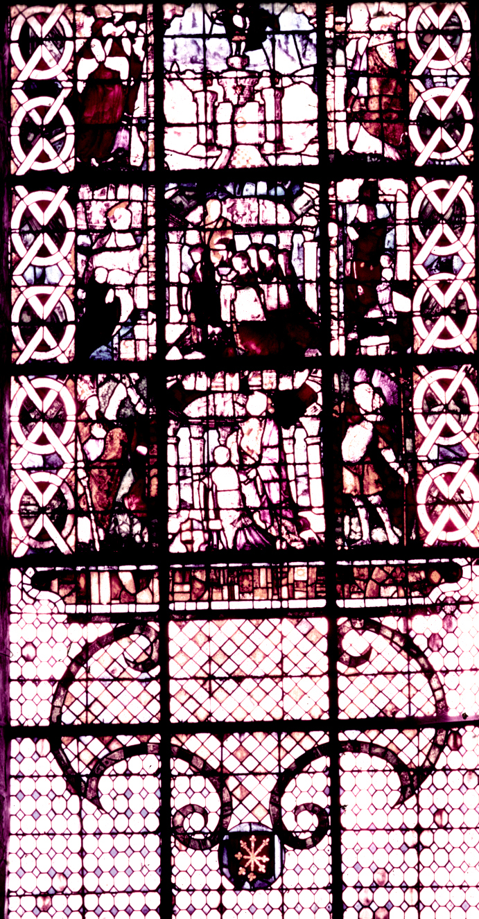 Nave, south wall, third bay, detail