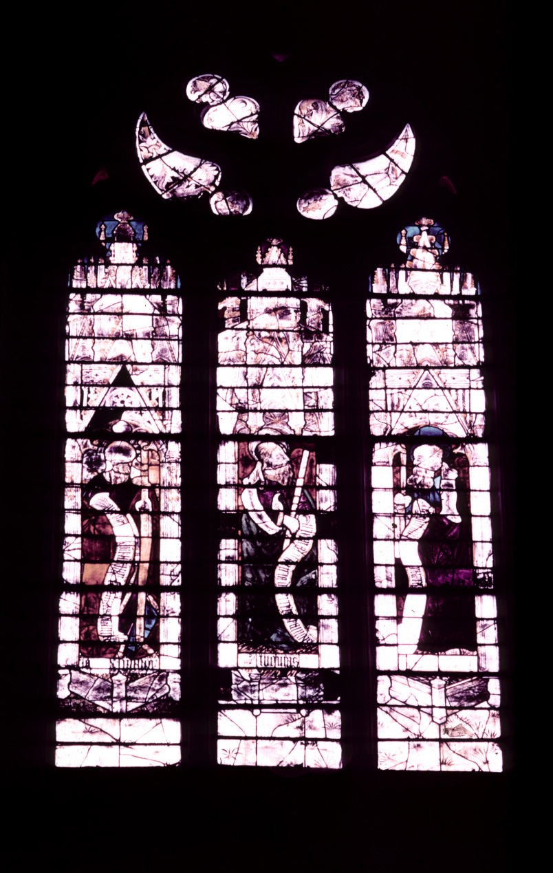 Nave, south wall, second bay
