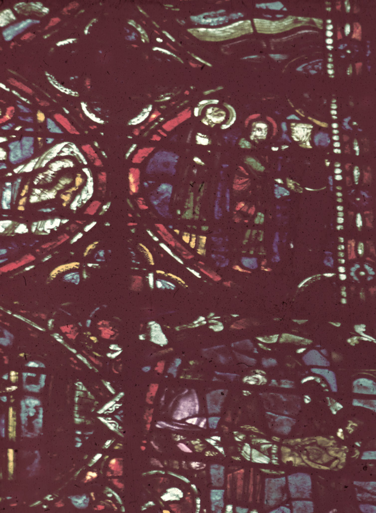 Apse, ambulatory, southeast wall, detail