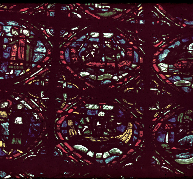 Apse, ambulatory, southeast wall, detail