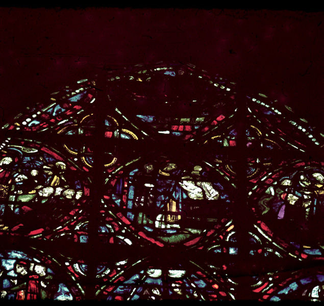 Apse, ambulatory, southeast wall, detail